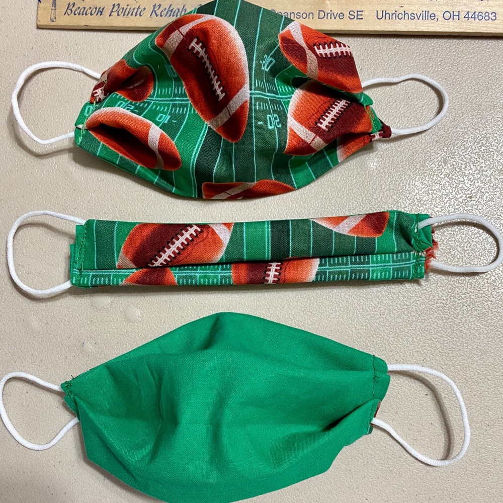 Football Face Mask Handcrafted